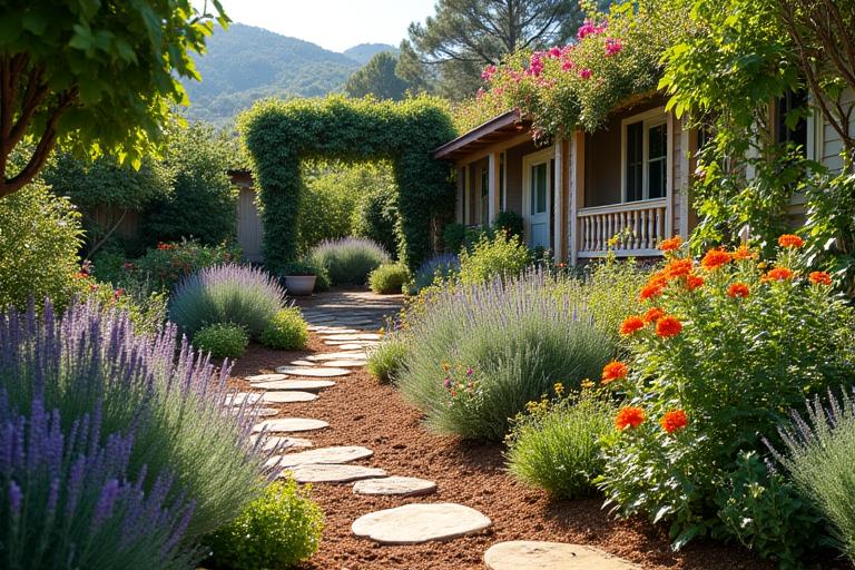 Jardin méditerranéen en permaculture