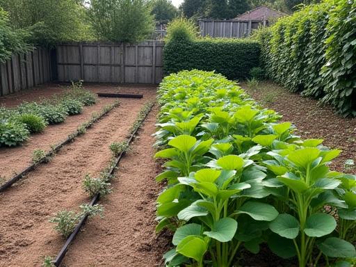 Réalisation jardin permaculture avant-après